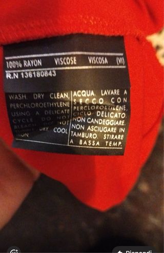 Vestito elegante rosso Ferragamo