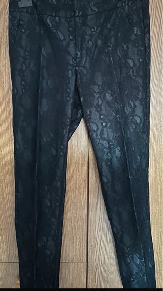 Pantaloni Sportmax Code in pizzo nero
