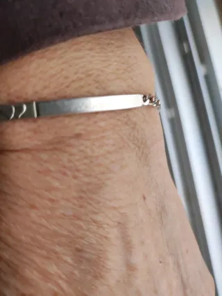 Pulsera Plata 925 Grabada Lucia