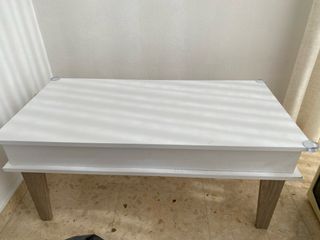 Mesa centro sofá elevable madera