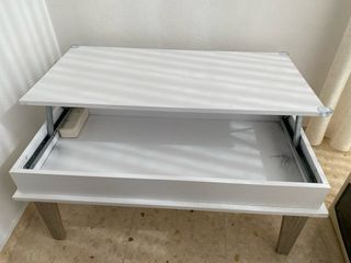 Mesa centro sofá elevable madera