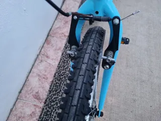 Bicicleta Top Bike Azul y Blanca