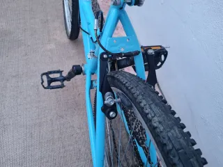 Bicicleta Top Bike Azul y Blanca