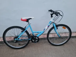 Bicicleta Top Bike Azul y Blanca