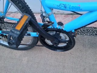 Bicicleta Top Bike Azul y Blanca