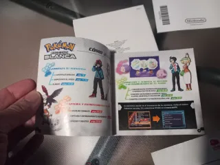 Manual Pokemon Ed. Blanca + Hoja de Puntos + Docum