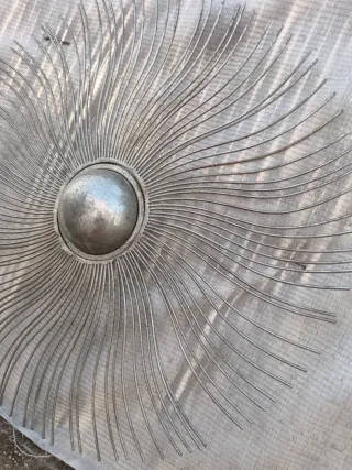 Objeto Decoración Sol Metal