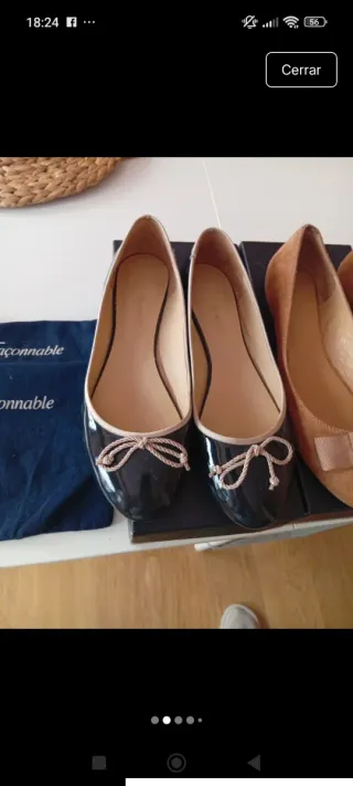 Bailarinas Faconnable Talla 38