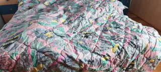 Colcha edredón multicolor cama 90