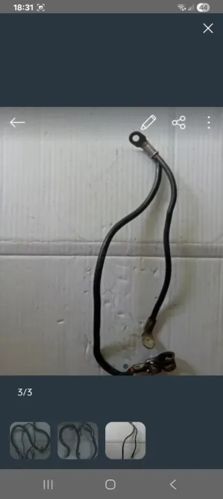 Cableado Batería Peugeot 206 (+ y -)