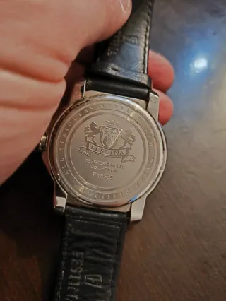 Reloj Festina Cronógrafo Negro y Plateado.