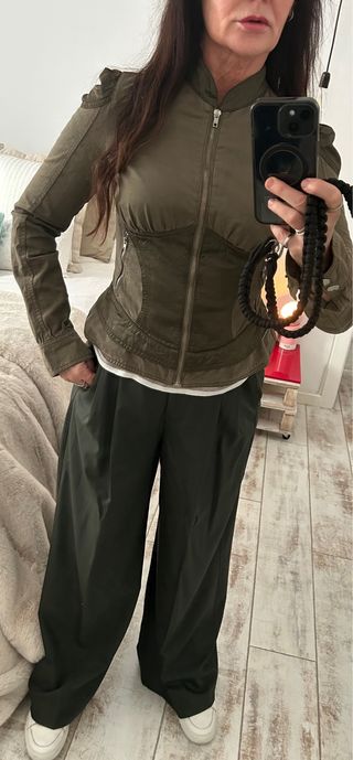 Chaqueta Fornarina Verde Militar