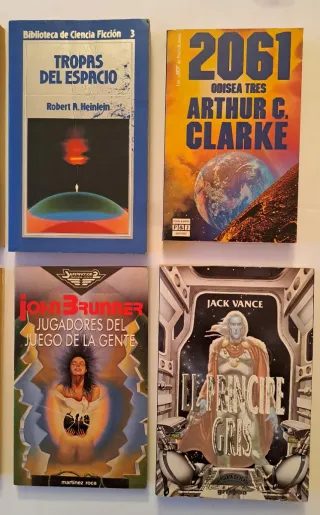Lote 8 libros Ciencia Ficción: Asimov, Benford,...