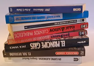 Lote 8 libros Ciencia Ficción: Asimov, Benford,...