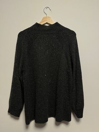 Jersey Mango Negro Mujer Talla L