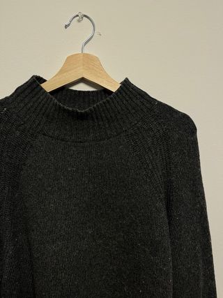 Jersey Mango Negro Mujer Talla L