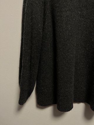 Jersey Mango Negro Mujer Talla L