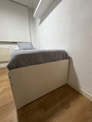 Cama nido blanca Ikea 90x200