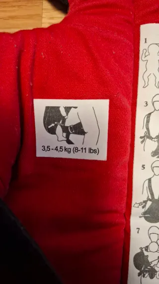 Mochila Portabebés BabyBjörn Negra