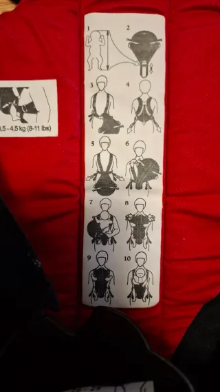 Mochila Portabebés BabyBjörn Negra