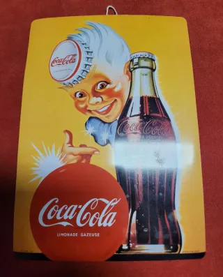 2 Tabelle Coca-Cola Vintage in metallo