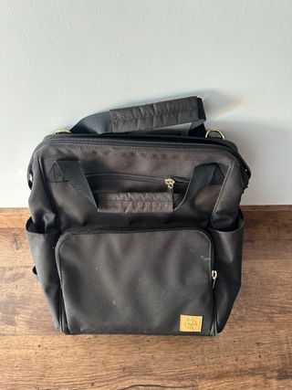 Mochila para cochecito negra