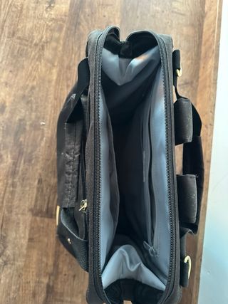 Mochila para cochecito negra