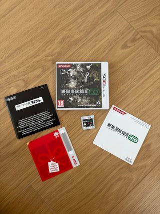 Metal Gear Solid 3D Snake Eater Nintendo 3DS