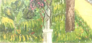 Pequeño óleo sobre tabla Cádiz
