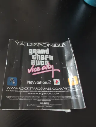 GTA Trilogía PS1 Manuales y Mapas