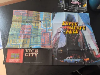 GTA Trilogía PS1 Manuales y Mapas