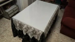 Mesa Camilla Rectangular con Cristal
