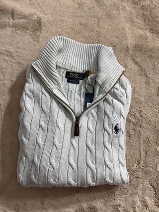 Camisola Polo Ralph Lauren XL Cinza/Azul