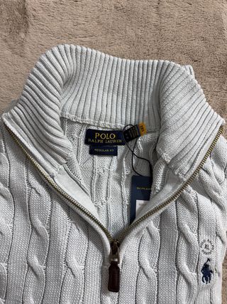 Camisola Polo Ralph Lauren XL Cinza/Azul