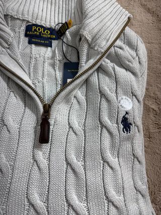 Camisola Polo Ralph Lauren XL Cinza/Azul