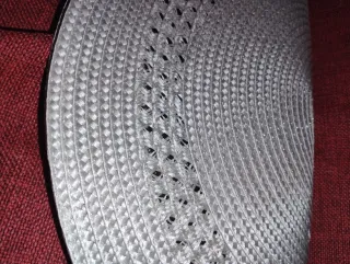 Bolso abanico gris plata