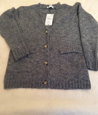 Chaqueta Zara Gris Talla S