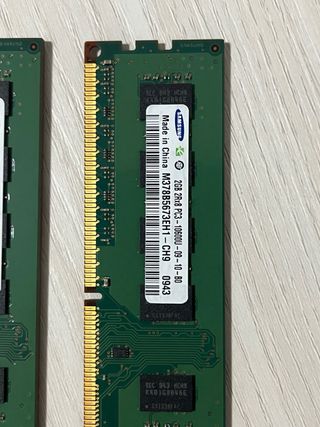 4 Banchi RAM 2GB DDR3 marche vari