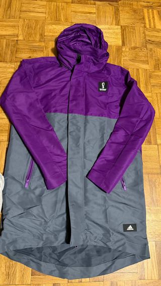 Chaqueta Adidas Morada y Gris