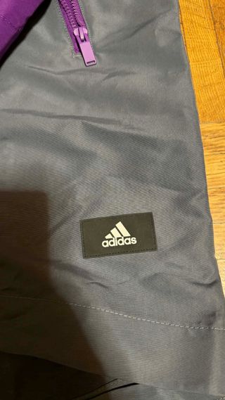 Chaqueta Adidas Morada y Gris
