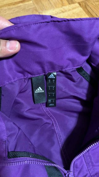 Chaqueta Adidas Morada y Gris