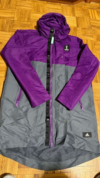 Chaqueta Adidas Morada y Gris