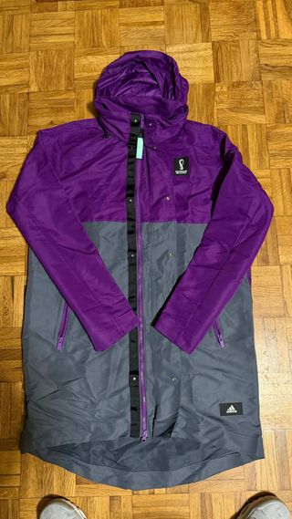 Chaqueta Adidas Morada y Gris