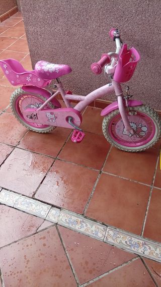 Bicicleta infantil rosa Hello Kitty
