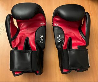 Guantes Everlast Negros 14Oz Nuevos