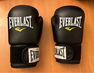 Guantes Everlast Negros 14Oz Nuevos