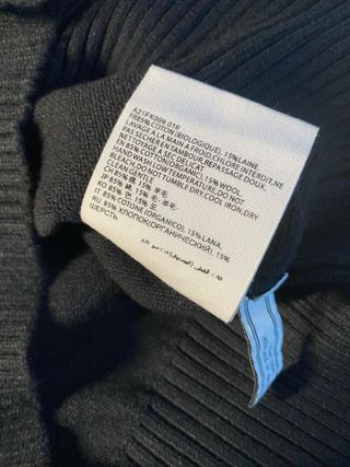 Gilet nero Ami nuovo con cartellino uomo