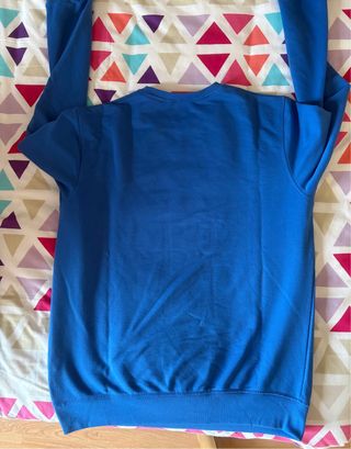 Sudadera azul con estampado Londres Talla L