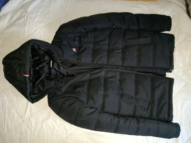 Chaqueta Le Coq Sportif Invierno Negra 14 años