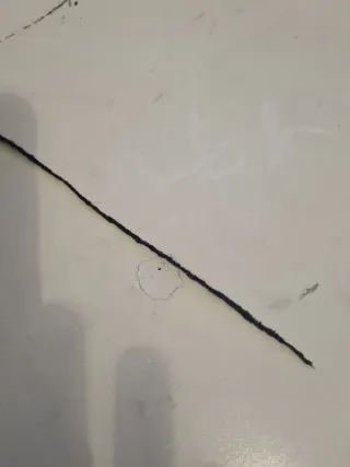 Rocca di filato grigio scuro